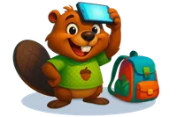 TILT! — beaver character with phone